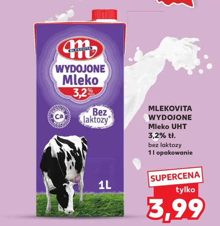 Mleko bez laktozy Mlekovita