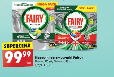 Kapsułki do zmywarki Fairy