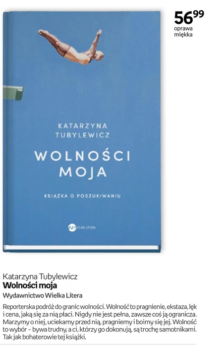 Wolności moja Katarzyna Tubylewicz