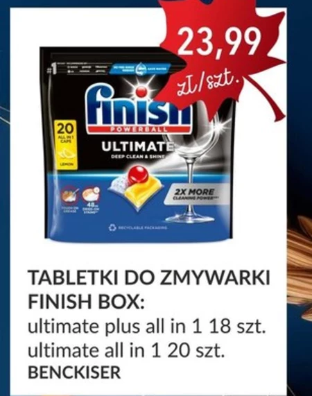 Tabletki do zmywarki Finish