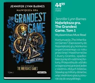 Największa gra. The Grandest Game. Tom 1 Jennifer Lynn Barnes