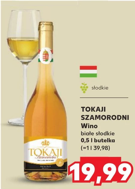 Wino słodkie Tokaji