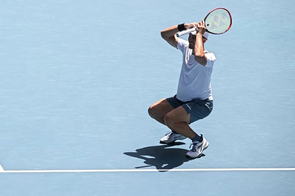 Jan Zieliński rywalizuje w duecie z Hugo Nysem podczas turnieju ATP 250 w Sztokholmie Jan Zieliński rywalizuje w duecie z Hugo Nysem podczas turnieju ATP 250 w Sztokholmie