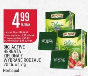 Herbata zielona Big-Active niska cena