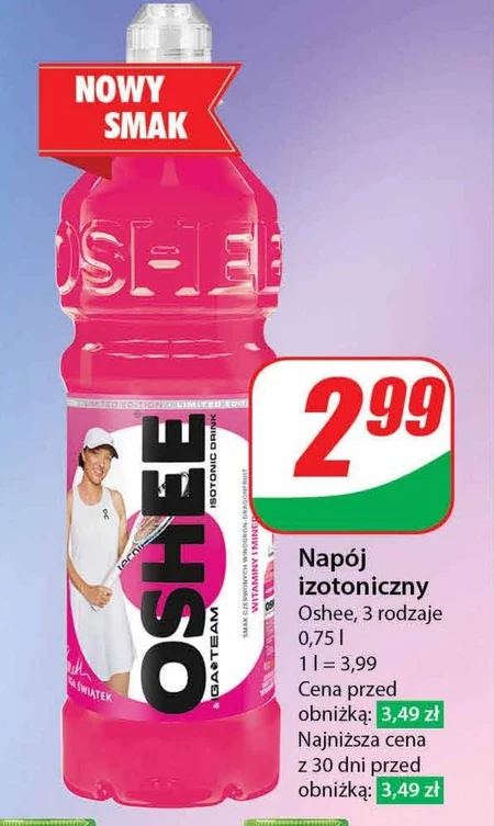 Napój izotoniczny Oshee