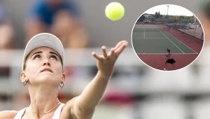 Kort wciśnięty między balon i plac zabaw, a Polka walczyła o ćwierćfinał. 6:0 wstępem do horroru 