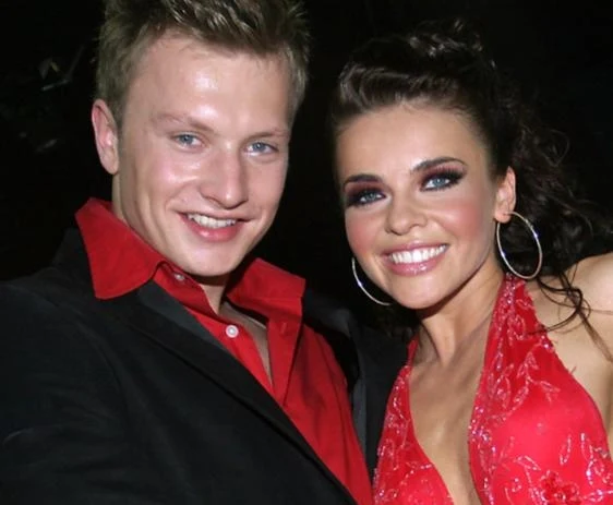 Kuba Wesołowski i Edyta Herbuś na planie "Tańca z gwiazdami", 2005 rok. Kuba Wesołowski i Edyta Herbuś na planie "Tańca z gwiazdami", 2005 rok.