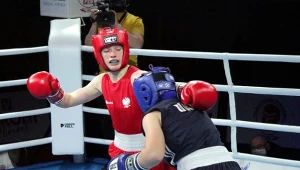 Natalia Kuczewska podczas młodzieżowych mistrzostw świata, Kielce, 15.04.2021 r.