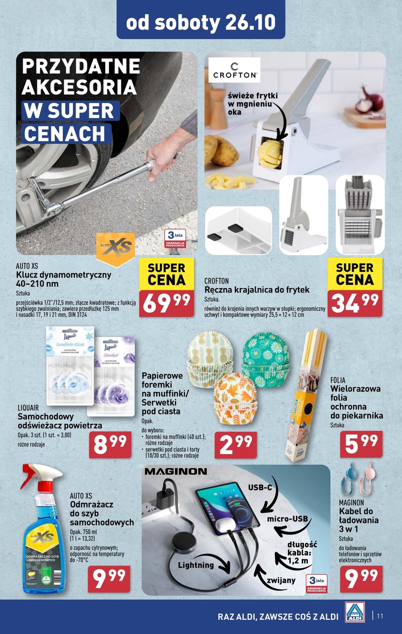 Gazetka: Znicze i kwiaty w wyjątkowych cenach - ALDI - strona 11