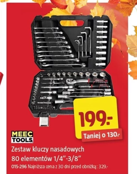 Zestaw kluczy nasadowych Meec Tools