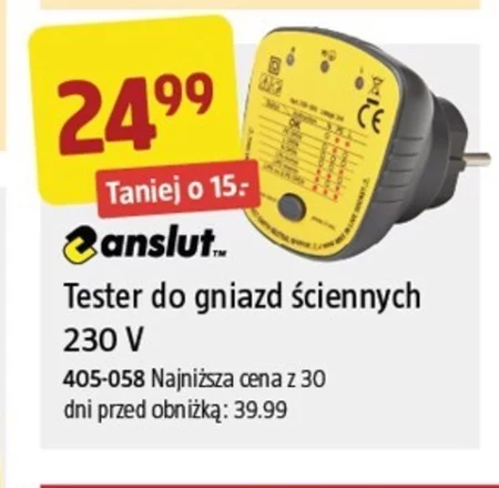 Tester elektroniczny Anslut