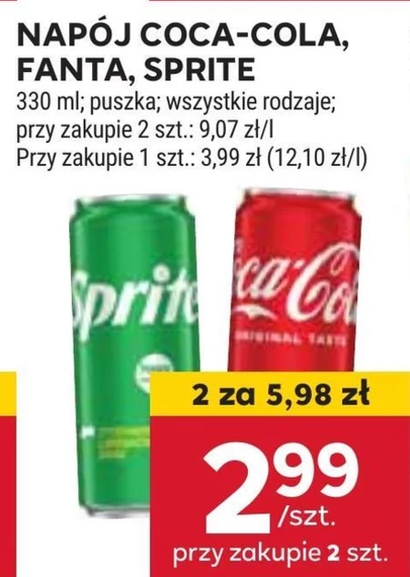 Napój gazowany Fanta