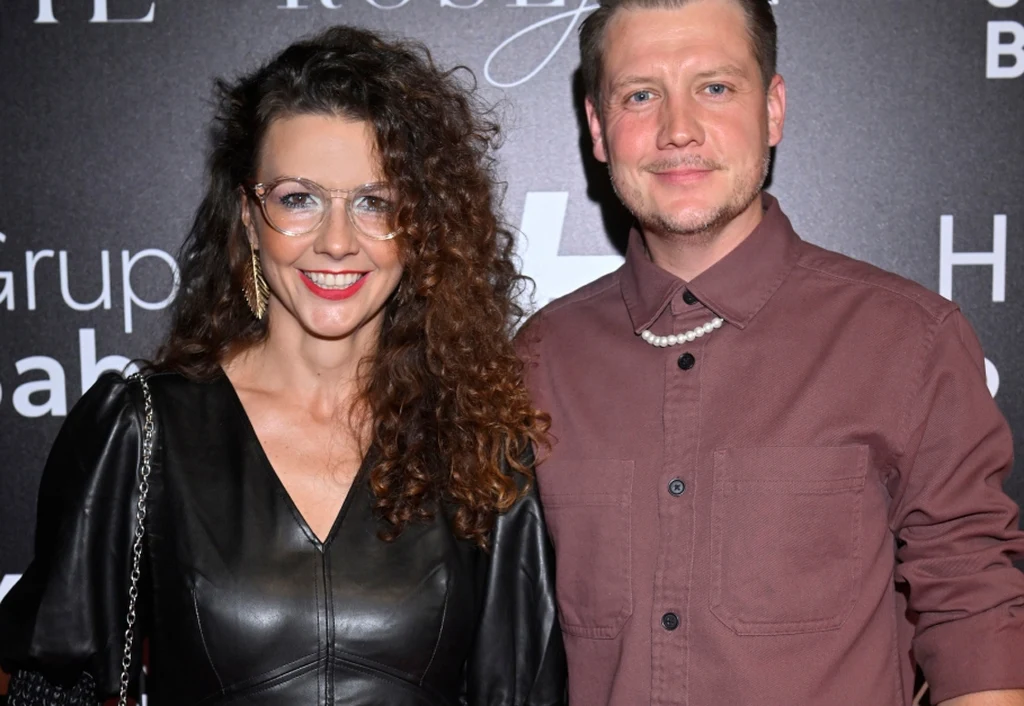 Jakub Tolak z żoną