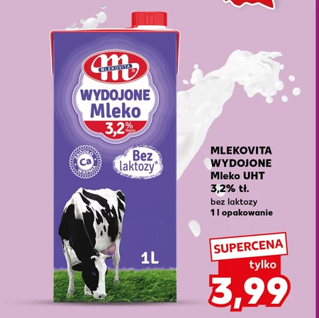 Mleko bez laktozy Mlekovita