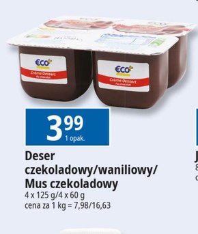 Deser czekoladowy ECO niska cena