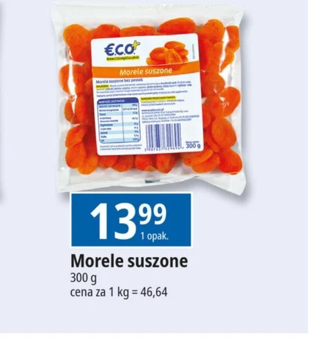 Morele suszone ECO