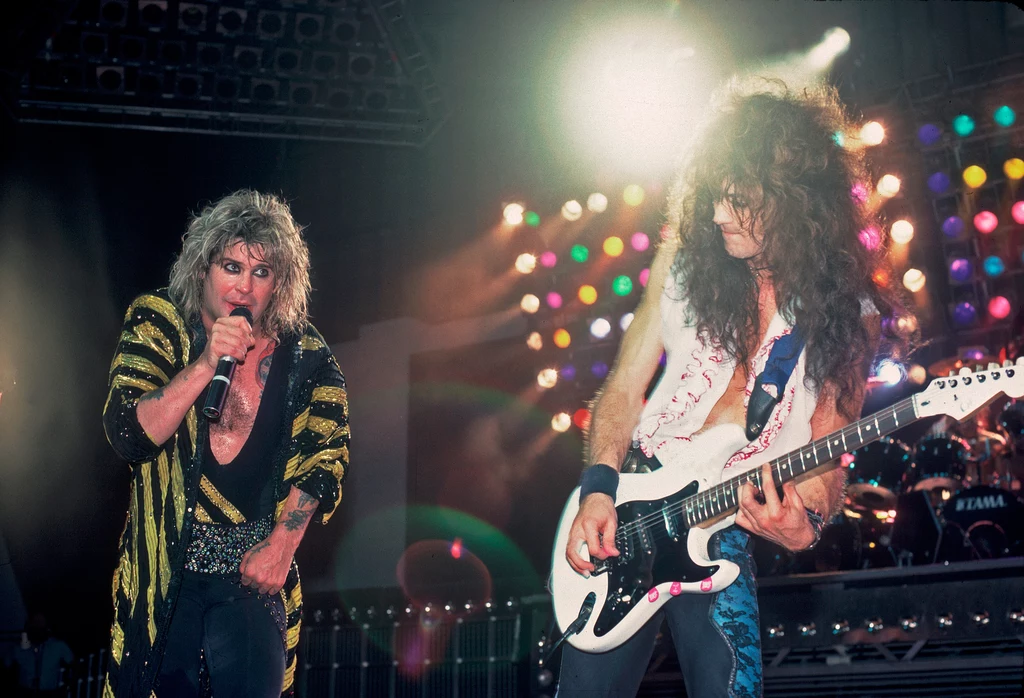 Ozzy Osbourne i Jake E. Lee w 1986 r.