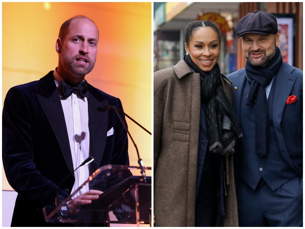 Omenaa Mensah i Rafał Brzoska, książę William, fot. Gettyimages Omenaa Mensah i Rafał Brzoska, książę William, fot. Gettyimages