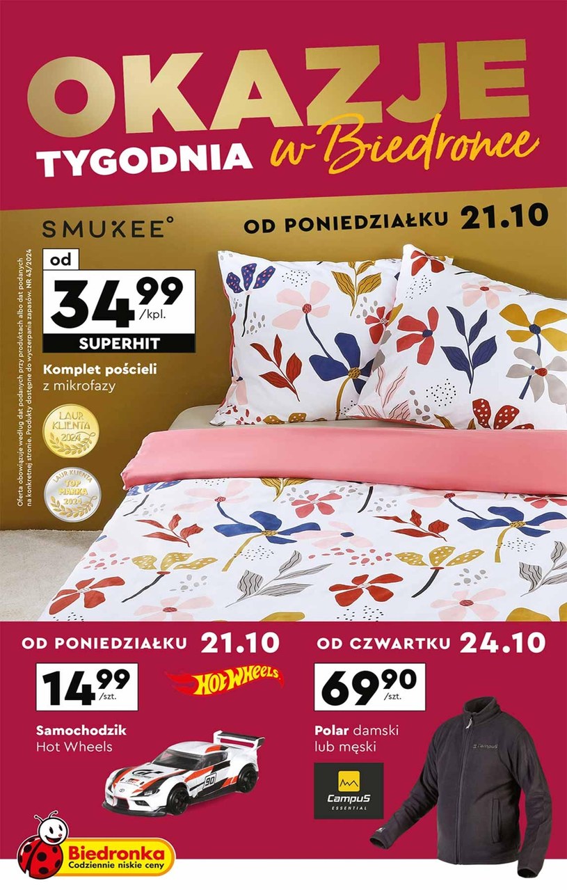 Gazetka promocyjna Biedronka - ważna od 21. 10. 2024 do 06. 11. 2024