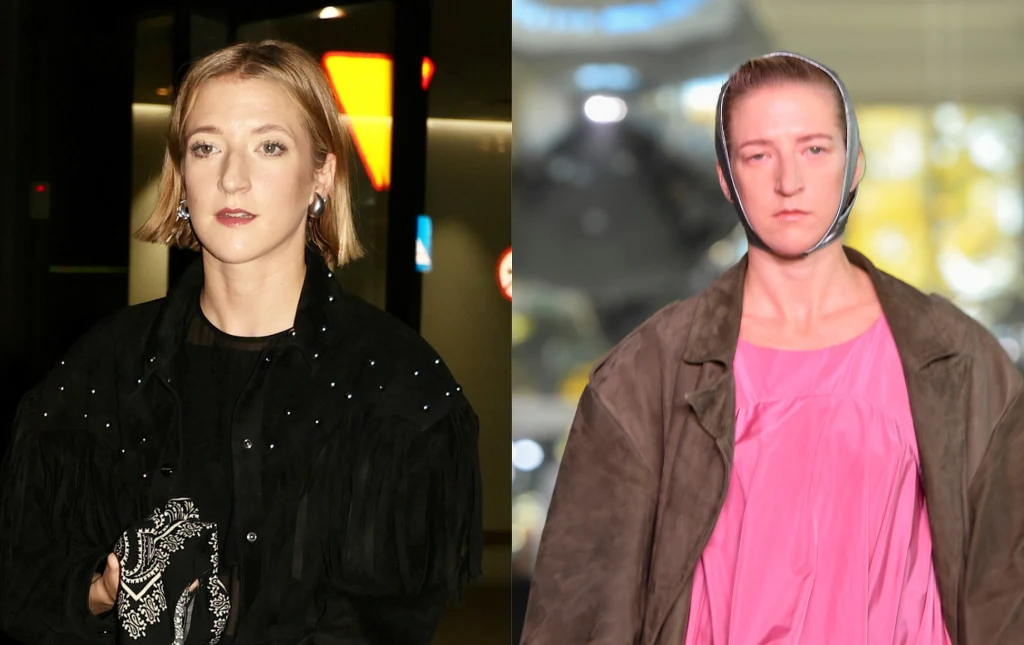 Lara Gessler na pokazie mody Lara Gessler na pokazie mody