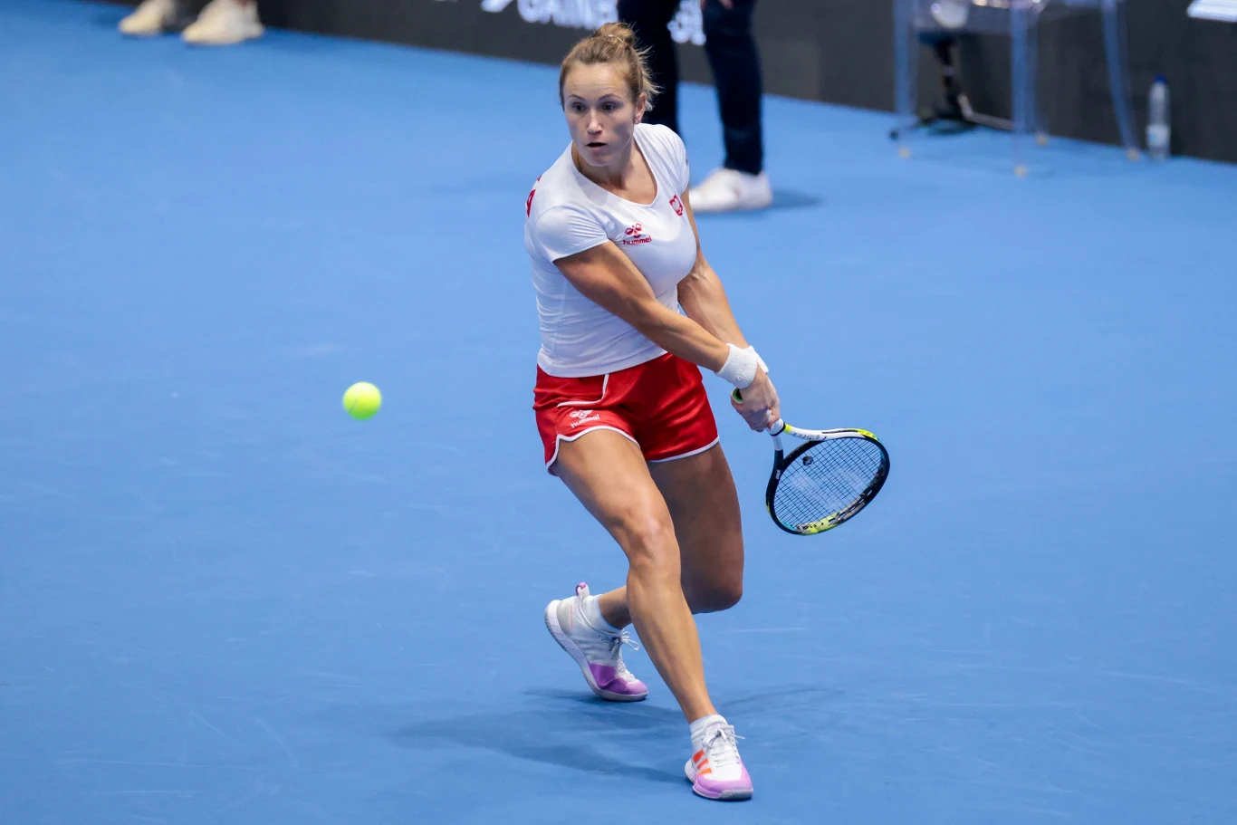 Katarzyna Kawa świetnie prezentuje się podczas turnieju ITF W100 w Macon