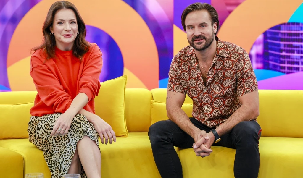 Anna Dereszowska i Piotr Stramowski odwiedzili "halo tu polsat"