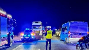 Policja na miejscu tragicznego wypadku w Gdańsku