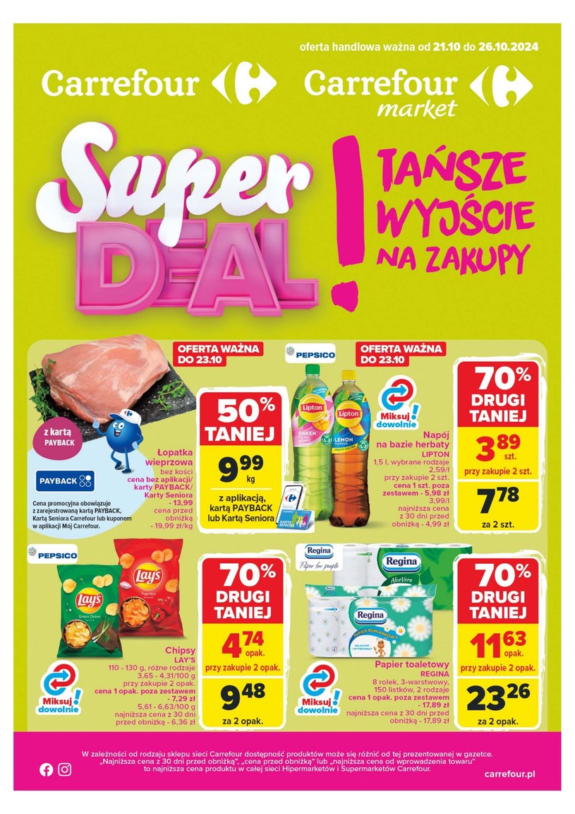 Gazetka: Tańsze wyjście na zakupy - Carrefour - strona 1