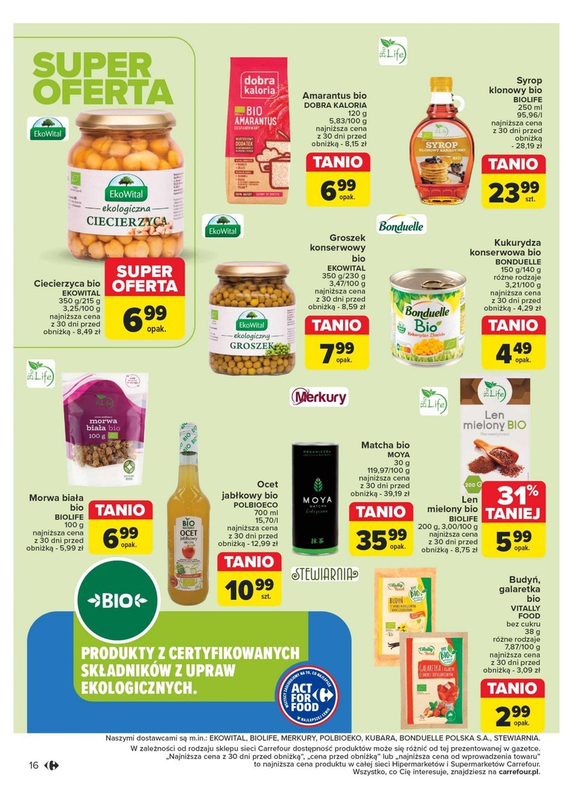 Gazetka: Rozsmakuj się z Act For Food - Carrefour - strona 16