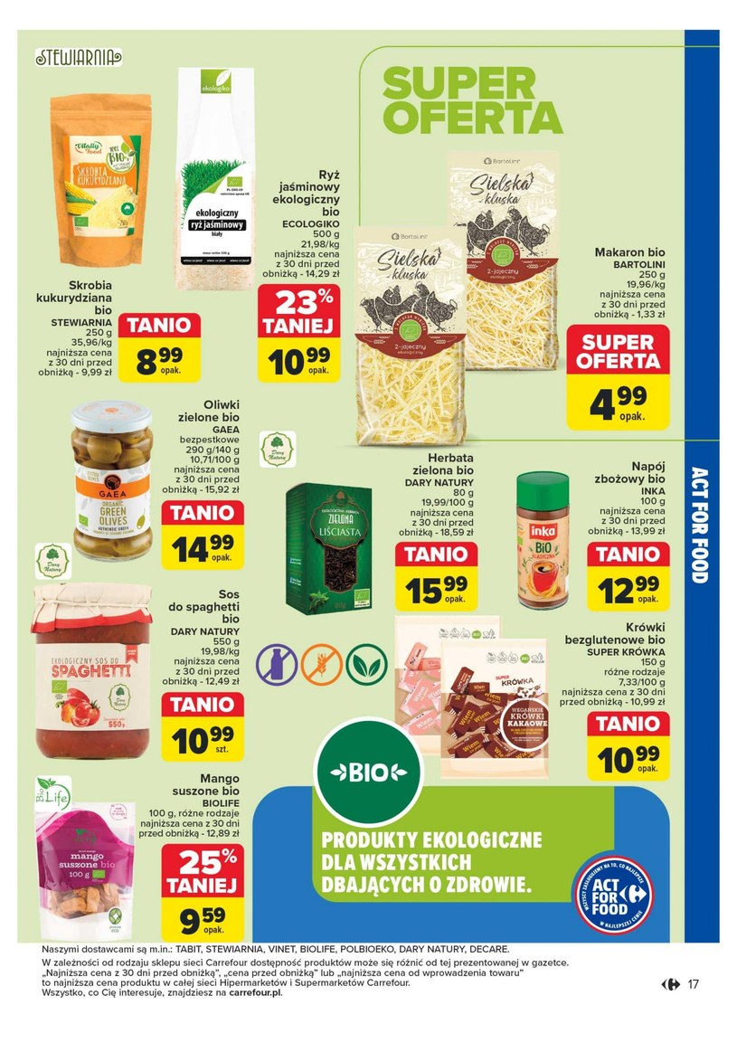 Gazetka: Rozsmakuj się z Act For Food - Carrefour - strona 17