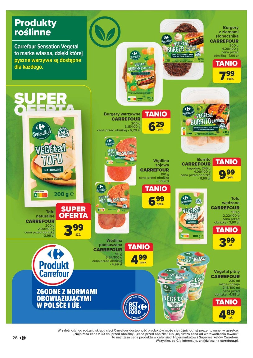 Gazetka: Rozsmakuj się z Act For Food - Carrefour - strona 26