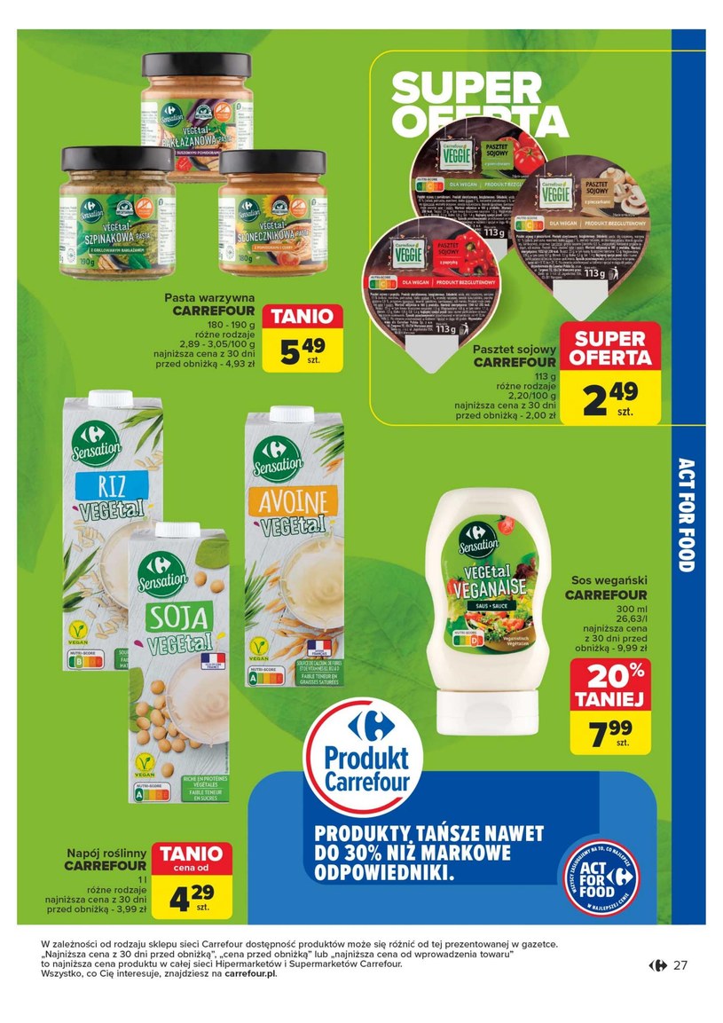 Gazetka: Rozsmakuj się z Act For Food - Carrefour - strona 27