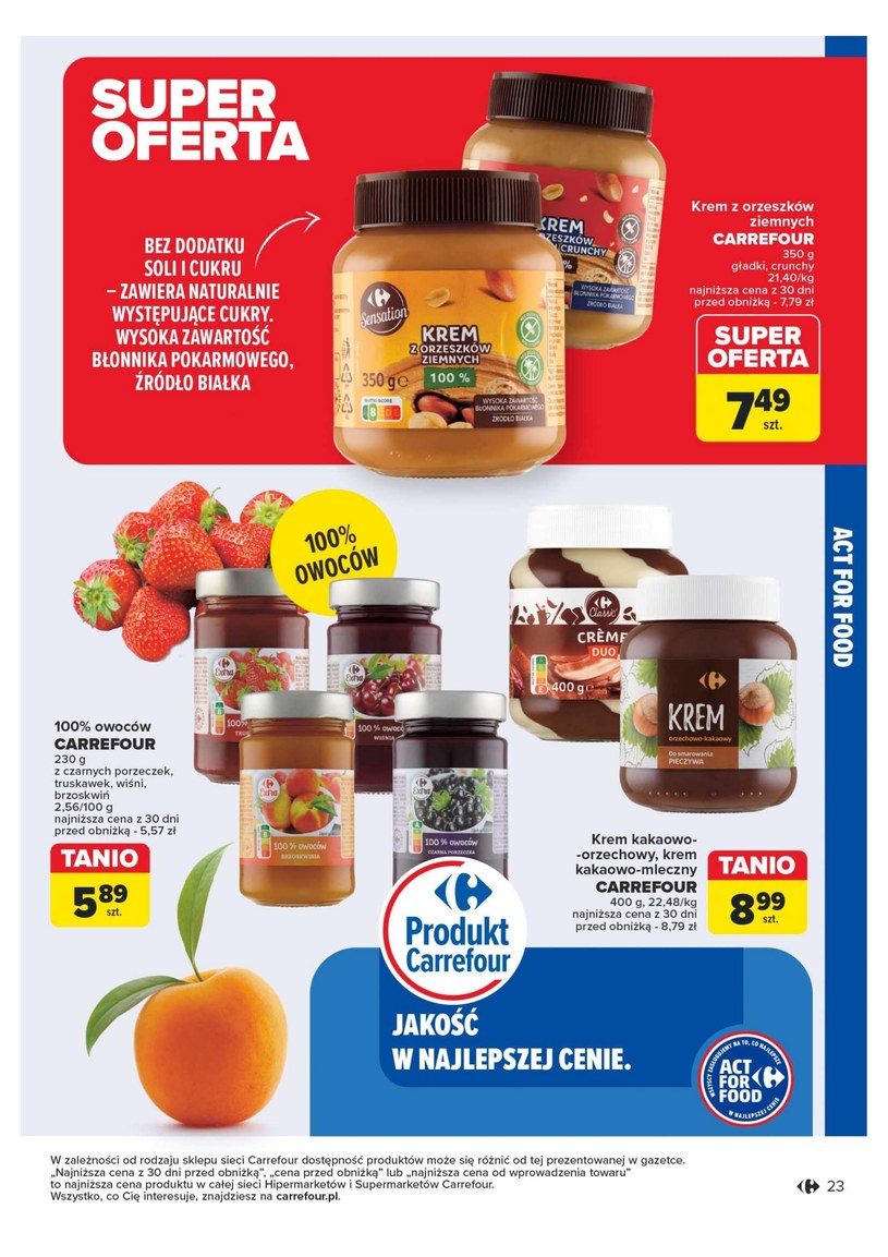 Gazetka: Pyszne produkty w lepszych cenach - Carrefour Market - strona 23