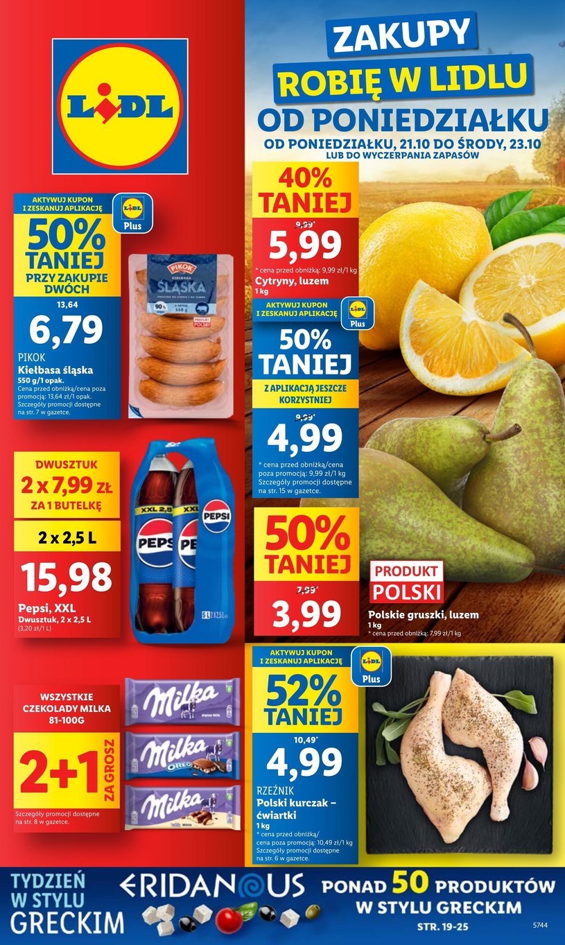 Gazetka promocyjna Lidl - ważna od 21. 10. 2024 do 23. 10. 2024