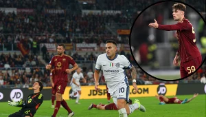 Inter Mediolan wygrał z Romą 1:0, a "palce przy golu maczał" Nicola Zalewski