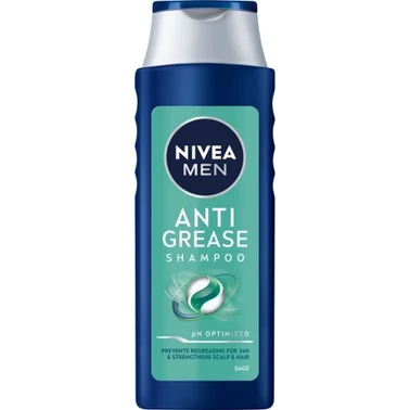 Nivea MEN Anti Grease Męski szampon do włosów przetłuszczających się 400 ml - 0