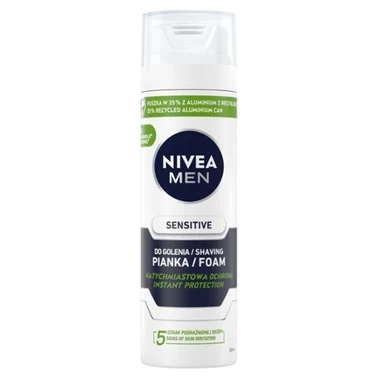 Nivea MEN Łagodząca Pianka DO Golenia Sensitive 200 ml - 0