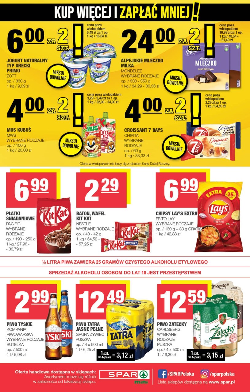 Gazetka: Wybierz świeżość, wybierz oszczędność – Spar mini - strona 4