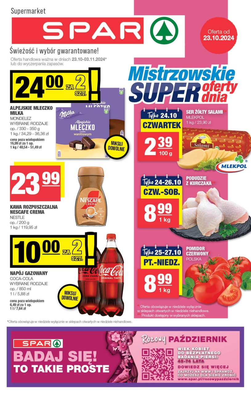 Gazetka: Świeżość i super ceny na każdy dzień - Spar - strona 1