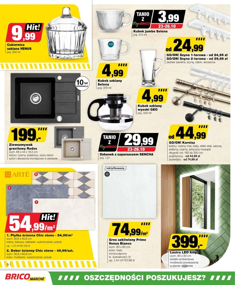 Gazetka: Najlepsze oferty do domu i ogrodu – Bricomarché - strona 6