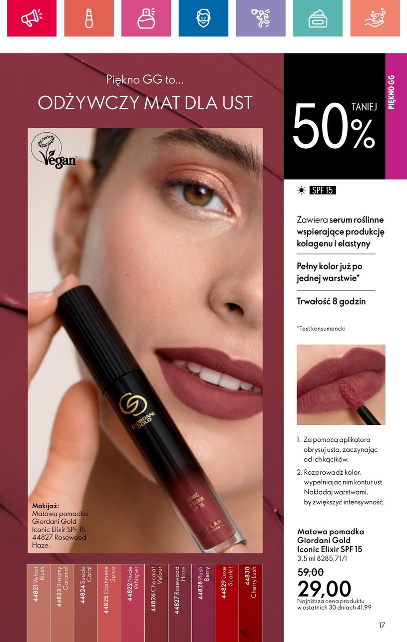 Gazetka: Esencja bogactwa - Oriflame - strona 17