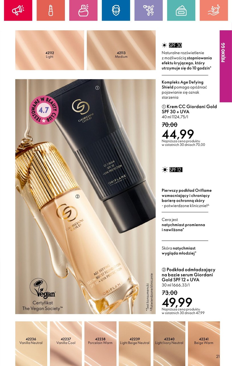 Gazetka: Esencja bogactwa - Oriflame - strona 21