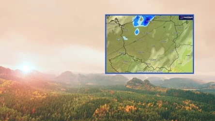 Poniedziałek w północnej części kraju będzie bardziej deszczowy. Na szczęście nie będą to silne opady