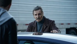 Liam Neeson w scenie z filmu "Rozgrzeszenie"