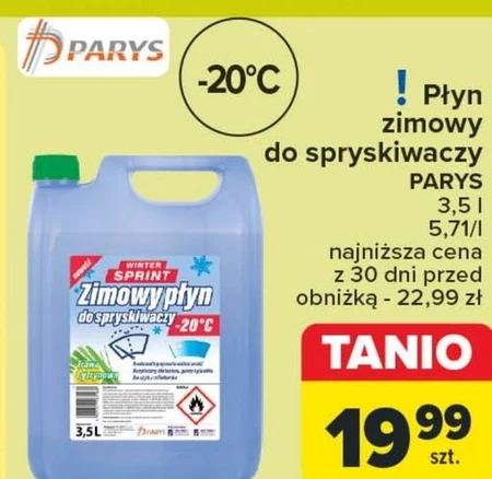 Płyn do spryskiwaczy zimowy