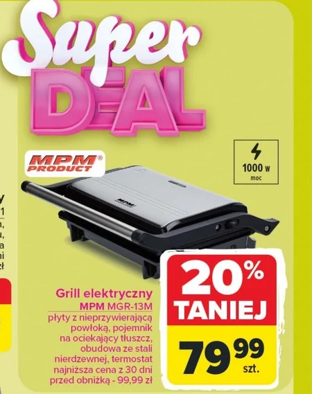 Grill elektryczny MPM