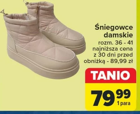 Śniegowce damskie