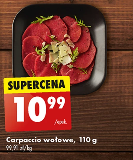 Carpaccio wołowe