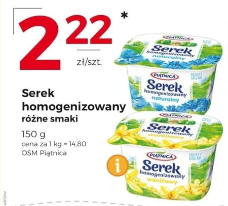 Serek homogenizowany Piątnica