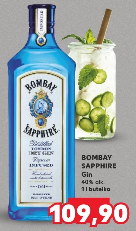 Bombay Sapphire London Dry Gin 1000 ml
